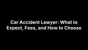 car accident lawyer
