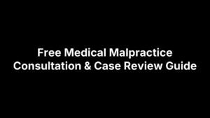 free medical malpractice consultation