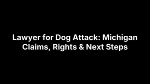 lawyer for dog attack