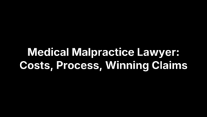 medical malpractice lawyer