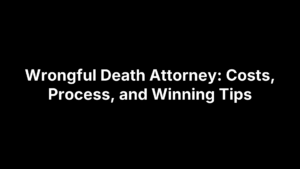 wrongful death attorney
