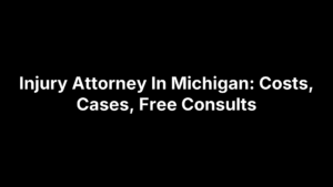 injury attorney michigan